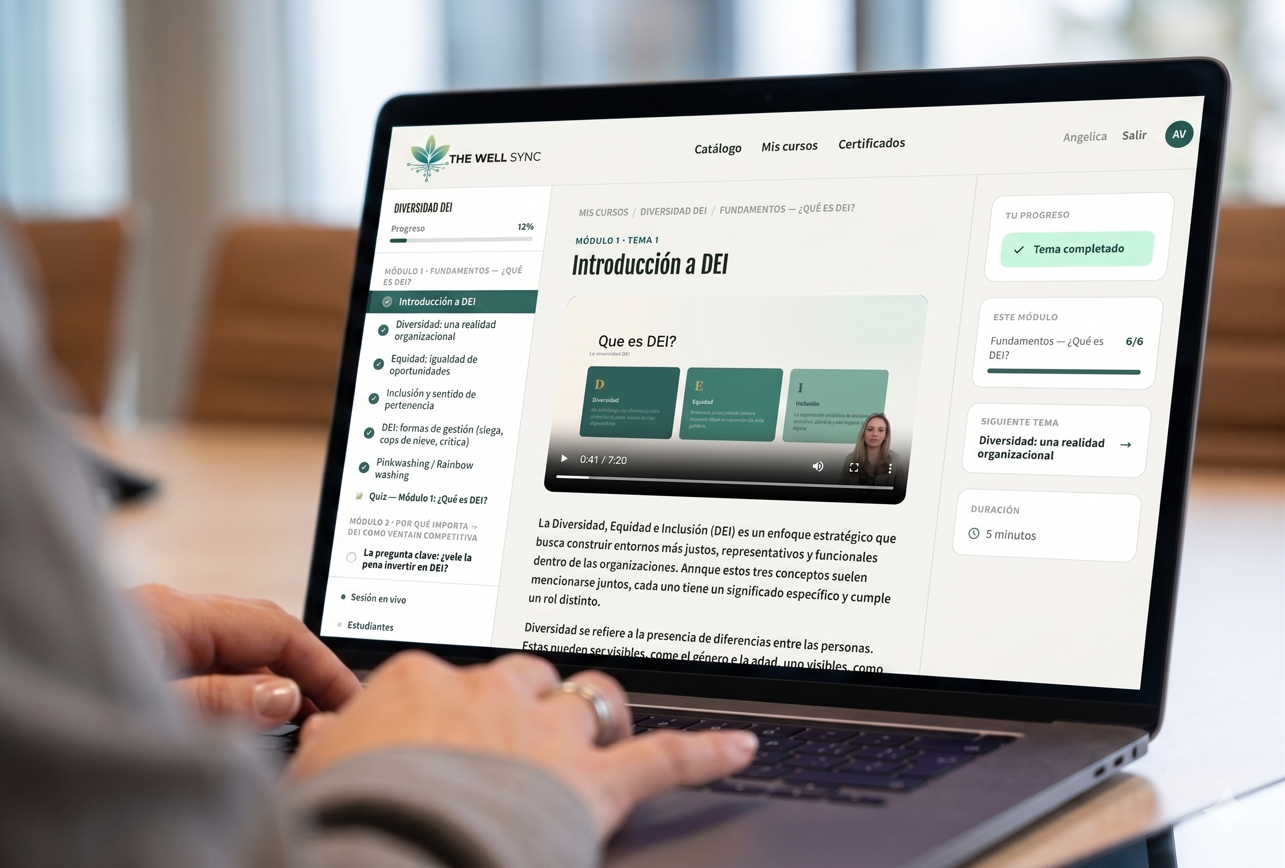 The Well Sync Course